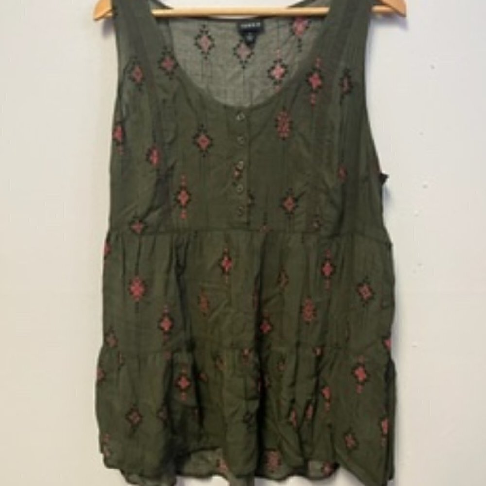 0324-01 Army Green Torrid Tank